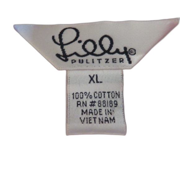 NWOT Lilly Pulitzer Pink Green Butterfly/Floral Tunic Size XL - Picture 5 of 5